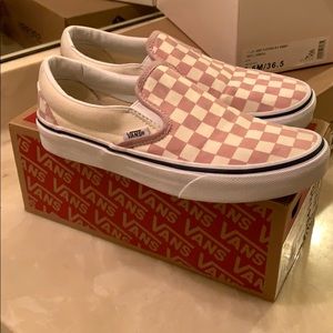 Checked PINK VANS